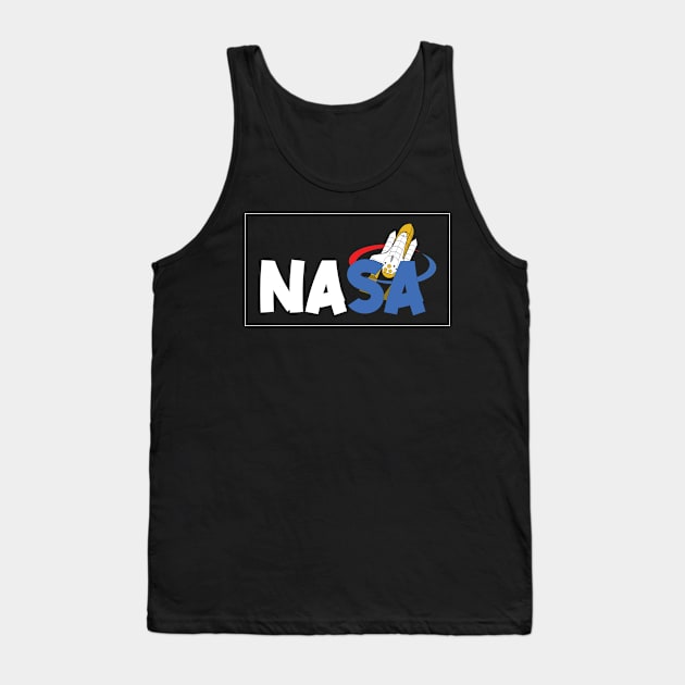 Nasa Rocket Space Tank Top by Masewok